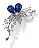 SYGA Brooch Pin Fashion Crystal Rhinestone Jewellery Pin Vintage Accessories Decoration Clothing Bouquet Brooches for Bridal Women Girl- S38