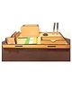 Wissen Wooden Desk Organiser Model 2 - Brown 