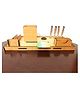 Wooden Desk Organiser 4 holder pen stand Model 1 - (color may vary)