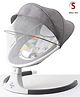 Automatic Electric Rocker With Mosquito Net - Grey