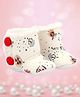 Coco Candy All Over Print Booties - White