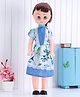 Poshampaa Realistic Fashion Doll  Blue - Height 40 cm (Color of Hair May Vary)