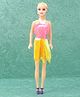 KV Impex Fashion Doll Pink & Yellow- Height 27 cm