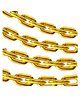 Party Anthem Golden Chain Foil Balloons Garland 10.8 Feet - Pack of 10