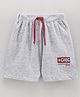 Fido Knee Length Printed Shorts Print - Grey