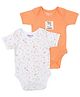 Mi Arcus  Cotton Half Sleeves Capricorn Onesie Pack of 2 Multi