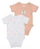 Mi Arcus Aquarius Unisex Onesies Snap Button Closure Pack Of 2 - Multi