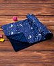 Baby Moo Reversible Bubble Blanket Fun With Whales Print - Blue