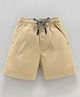 Jash Kids Knee Length Cotton Lycra Bermuda Solid - Beige