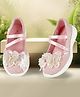 KazarMax Butterfly Cluster Ballerina Flats - Pink