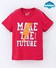 Proteens - Bodycare Half Sleeves T-Shirt Text Print - Red