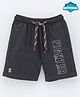 Proteen by Bodycare Shorts Text Print - Melange Grey