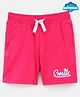 Proteens - Bodycare Shorts Text Print - Fuchsia