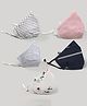 Under Fourteen Only Pack Of 5 Printed Masks - Multi Color