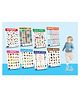  Small Charts Set Of 8 - English Hindi 