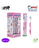 MAXI Sensitive Toothbrushes Pack of 12 - Multicolour