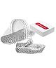 VParents Rosy Baby Cotton Bedding Set With Pillow And Sleeping Bag - Grey White