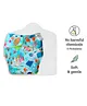 SuperBottoms Freesize UNO Cloth Diaper (3M - 3Y) Reusable with 1 Dry Feel Pad, Absorbs 4-5 Pees - Save Our Seas