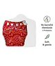 SuperBottoms Freesize UNO Cloth Diaper (3M - 3Y) Reusable with 1 Dry Feel Pad, Absorbs 4-5 Pees - Bandhani