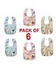 SYGA 6 Pieces Bandana Style Dribble Bibs Soft & Absorbent With Adjustable Snaps (Color and Print May Vary)