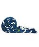 Divine Casa Ultra Soft Microfiber Polyester Reversible Single Comforter Abstract Print - Blue White