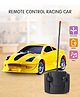 Remote Control 1:20 Scale Battery Operated Yellow Racing Car| USB-Cable Rechargeable Sports Car| High Speed Car with Long Lasting Battery| BIS Certified| 3 Years+