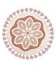 Crane Baby Parker Collection Mandala Pillow - Pink