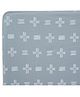 Crane Baby Ezra Collection Crib Sheet River Dash - Grey