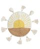 Crane Baby Ezra Collection Sunshine Pillow Cover With Filler Sunrise Design - Multicolour