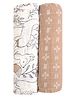 Crane Baby Ezra Collection Muslin Swadddle Pack of 2 - Multicolour