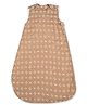 Crane Baby Ezra Collection Muslin Wearable Blanket River Dash Print - Brown