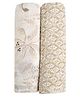 Crane Baby Kendi Collection Muslin Swadddle Pack of 2 - Multicolour