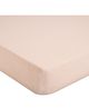 Crane Baby 100% Cotton Muslin Crib Fitted Sheet - Light Pink