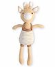Crane Baby Jojo Giraffe Plush Toy Brown White - Height 40 cm