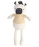 Crane Baby Zulu Zebra Plush Toy Cream White - Height 40 cm