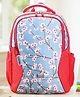 Pine Kids School Backpack Spring Print Blue - 18 Inches