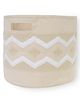 Crane Baby Kendi Collection Storage Bin - White Brown 