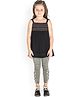 Cherry Crumble By Nitt Hyman Sleeveless Lace & Embroidery Top - Black