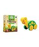 Jumboo 3D DIY Art And Craft Set Pull Back Tortoise Toy - Multi Color