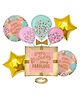 Johra Happy Birthday Foil Balloon Set Multicolor - Pack of 5