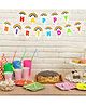 Johra Unicorn Happy Birthday Banner Multicolor - Pink