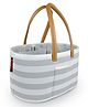 Hippo Diaper Caddy Bag Striped XL - Grey