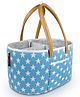 Hippo Diaper Caddy Bag Starred  XL - Blue