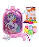 Toyshine Unicorn Backpack Style Tank with Balloons Pink - Capacity 2.5 Litre