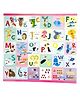 FunBlast Alphabet Wall Stickers - Multicolor