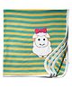 Pranava Organic Cotton Sheep Patch Blanket - White