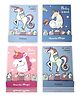 FunBlast Unicorn Sticky Notes Pack of 4 - Multicolour