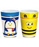 FunBlast Cartoon  Design Bamboo Fiber Mug Pack of 2 (Assorted Color & Design)