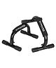 Strauss Steel Push Up Bar Pack of 2 - Black