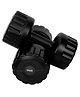 Strauss PVC Dumbbell 2 Kg Pair - Black